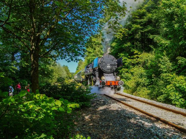 Train Locomotive à vapeur CFTVA © P.Hudelle, Balades en Audomarois