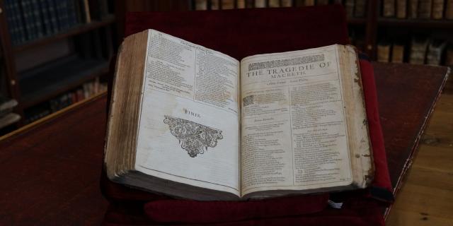 First Folio Shakespeare Bibliothèque BAPSO Saint-Omer