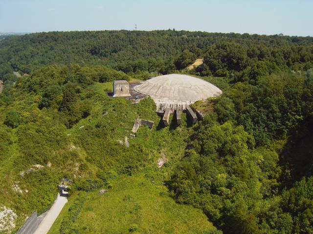 Vue aérienne Dôme Coupole Helfaut