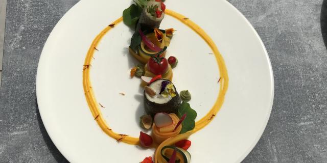 Plat Auberge de l'Arc en ciel restaurant Fauquembergues