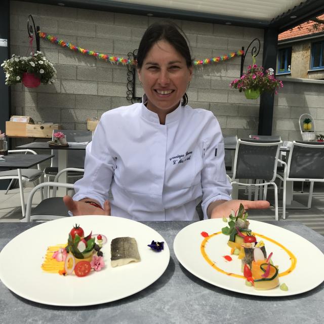 Chef Véronique Ranson Auberge de l'Arc en ciel restaurant Fauquembergues