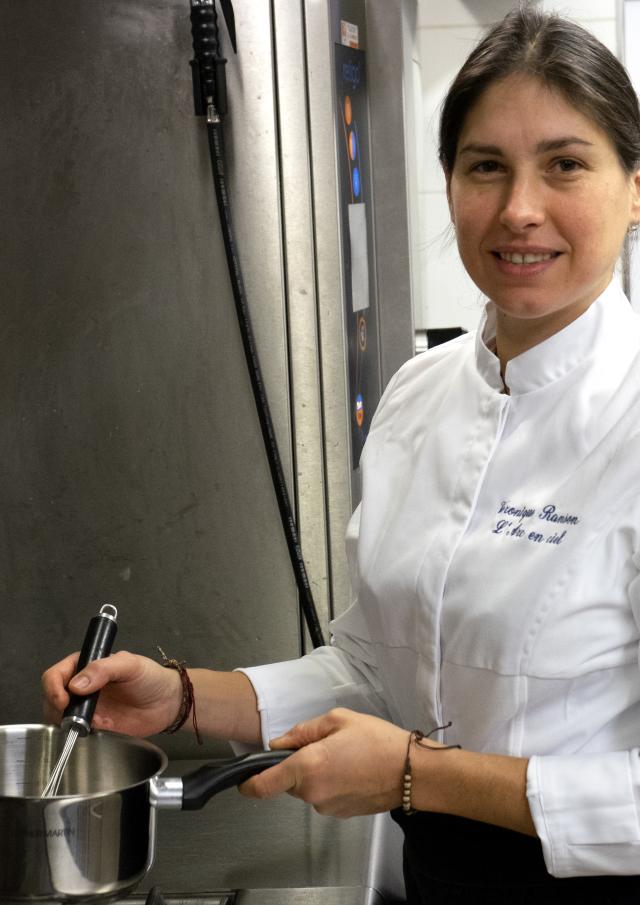 Chef Véronique Ranson Auberge de l'Arc en ciel restaurant Fauquembergues