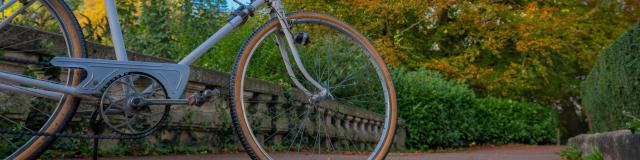 Vélo dans le jardin public de Saint-Omer