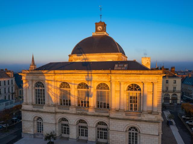 Vue aérienne du moulin à café de Saint-Omer