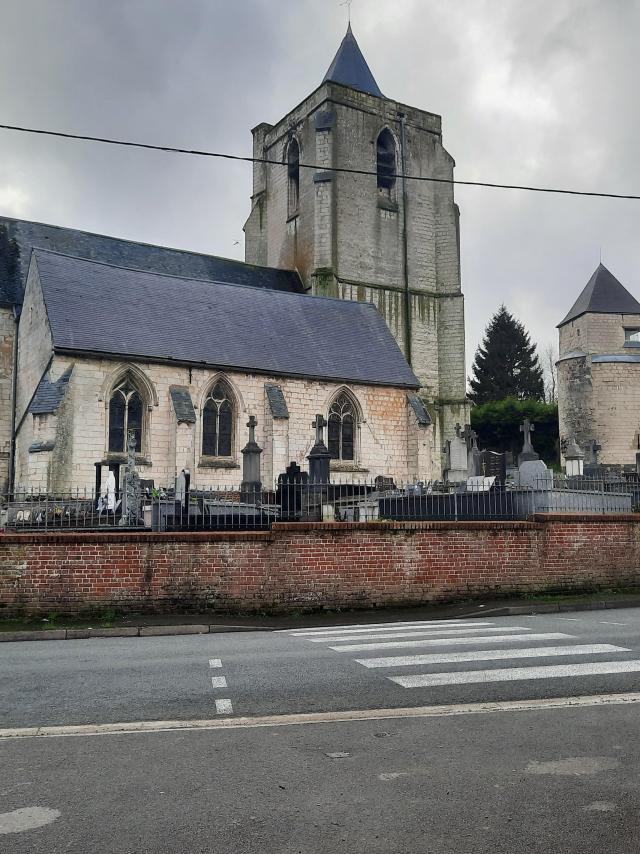 L'église de Acquin-Westbécourt